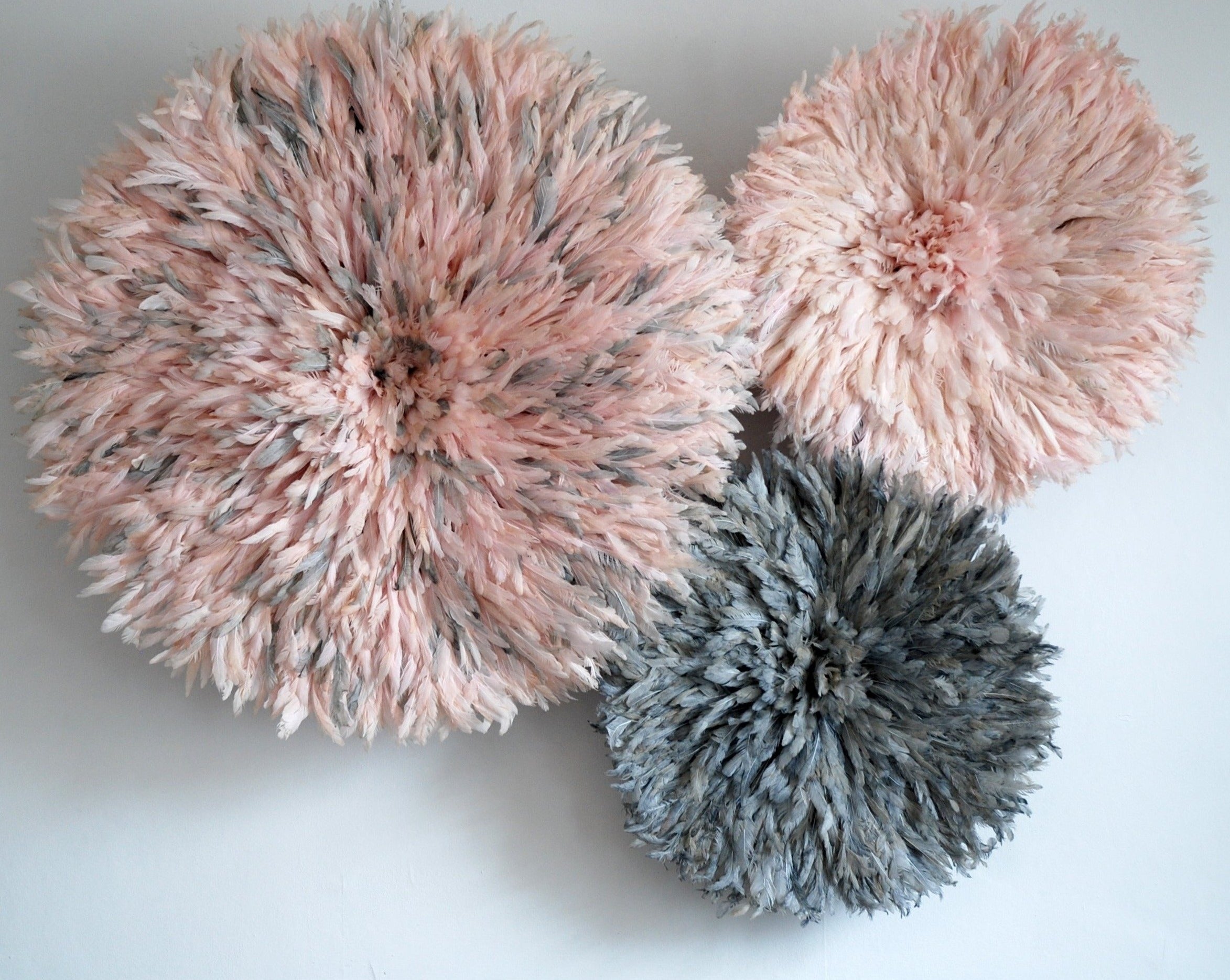 Juju Hat Set Three Pinks Greys