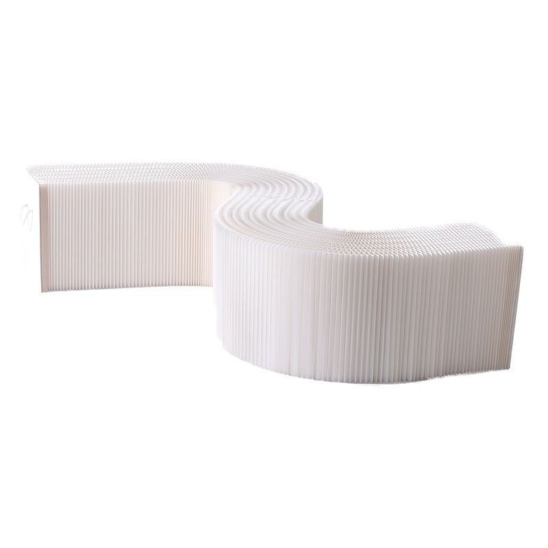 Paper Lounge Flexible Bench White