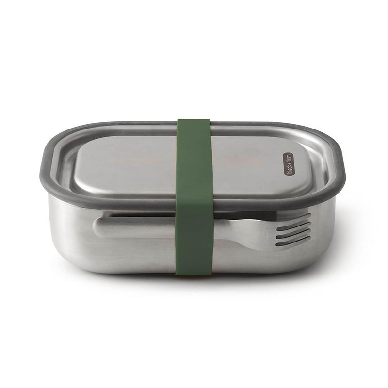 Lunch Box Large Steel By Black And Blum Olive Green