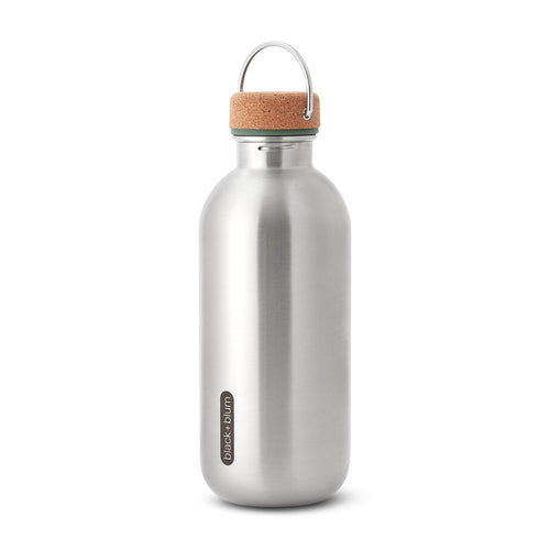 steel water bottle olive black blum