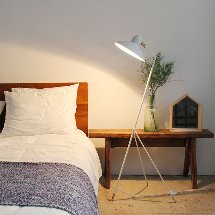 Arles Floor Lamp White Styled