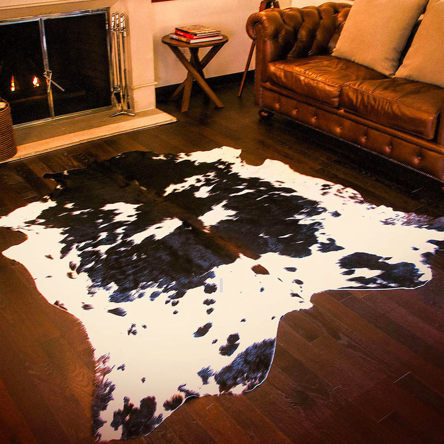 Cowhide Rug Design Cowhide Rug Black