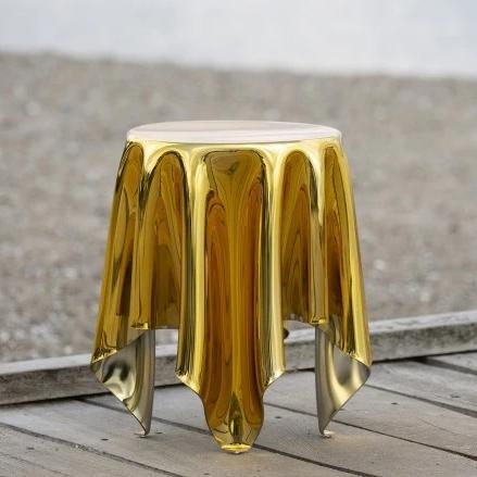 Essey Illusion table Gold and Silver
