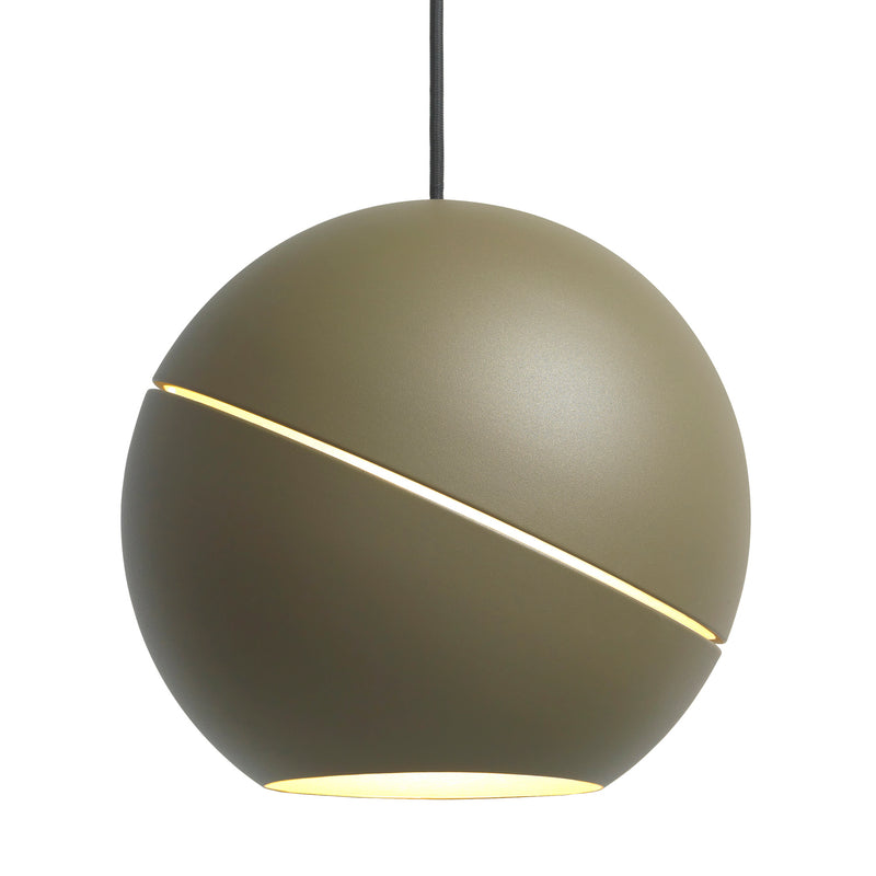 Frederik Roije Sliced Sphere Pendant Light Green
