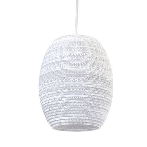 Graypants Scraplights Olive Pendant Light White