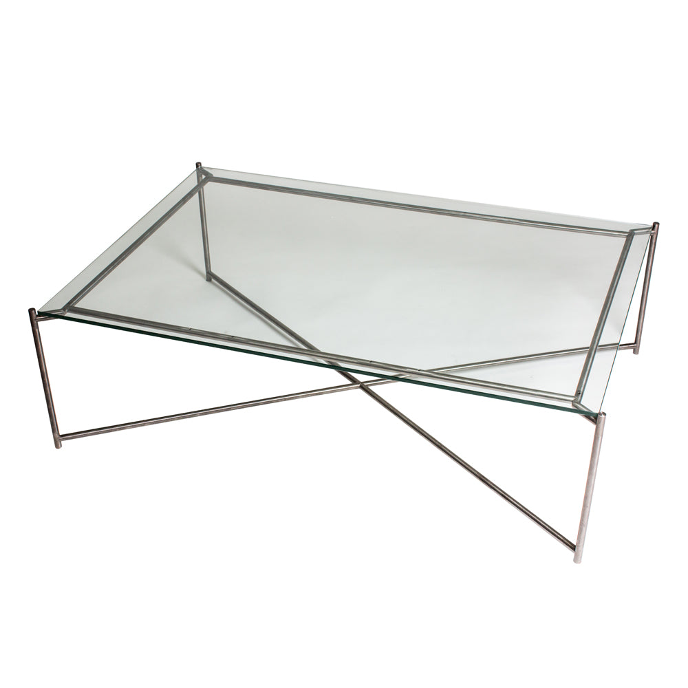 GillmoreSpace Iris Gunmetal Rectangle Coffee Table