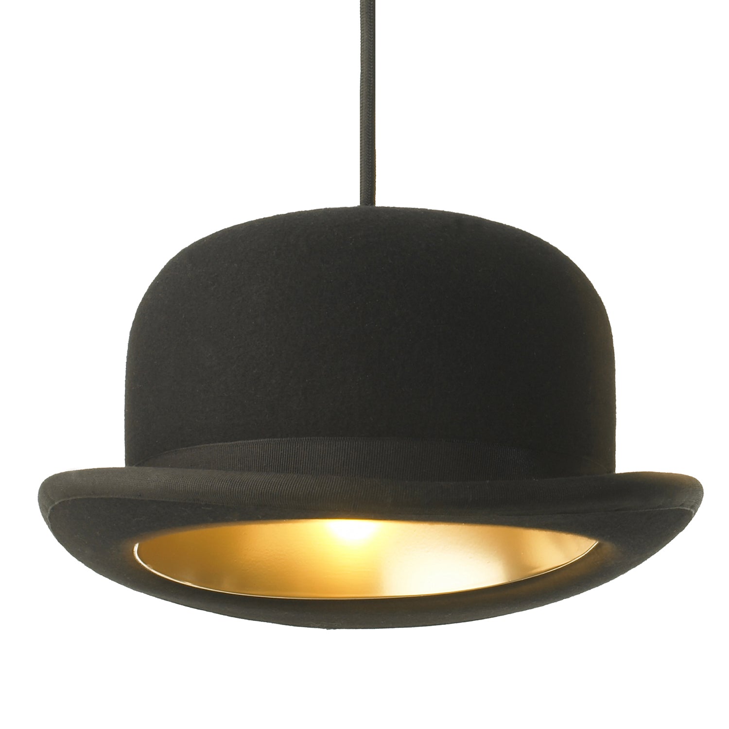 Jeeves Pendant Light Black and Burgundy