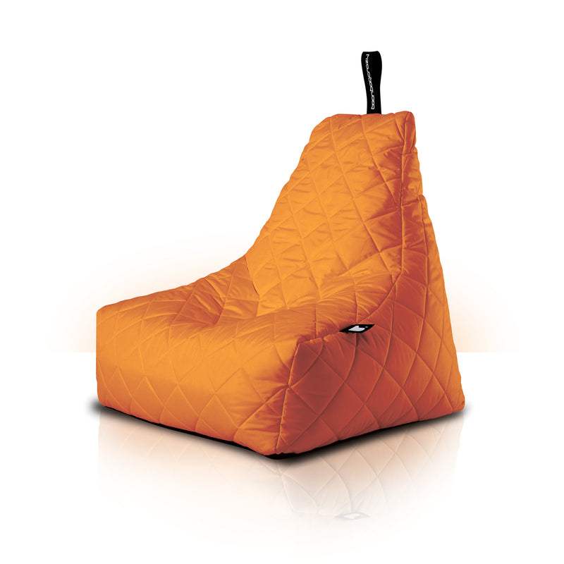 Extreme Lounging Mighty-b Quilted Outdoor Bean Bag Chair Orange