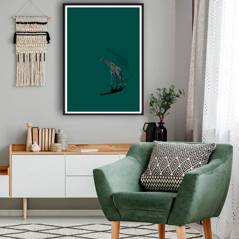One Giraffe Wall Poster