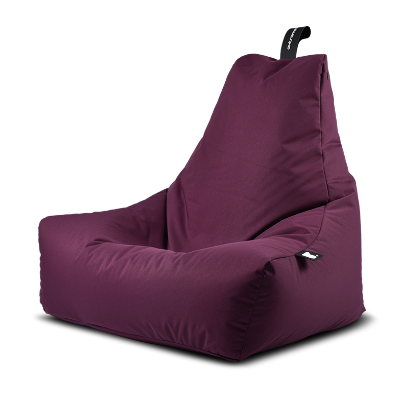 mini b purple bean bag chair