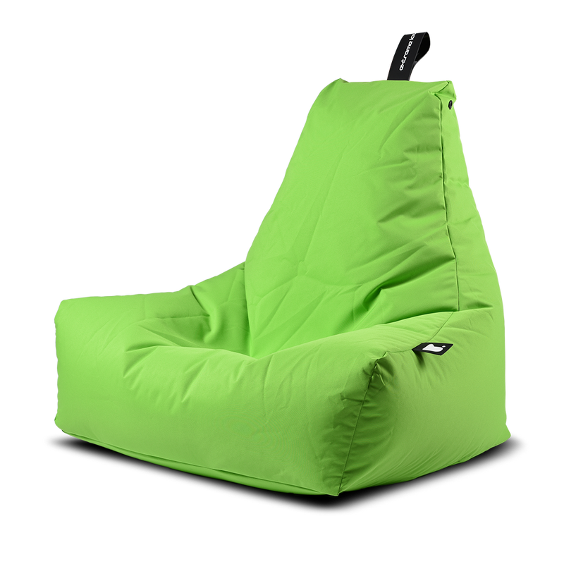 mini b lime green  bean bag chair