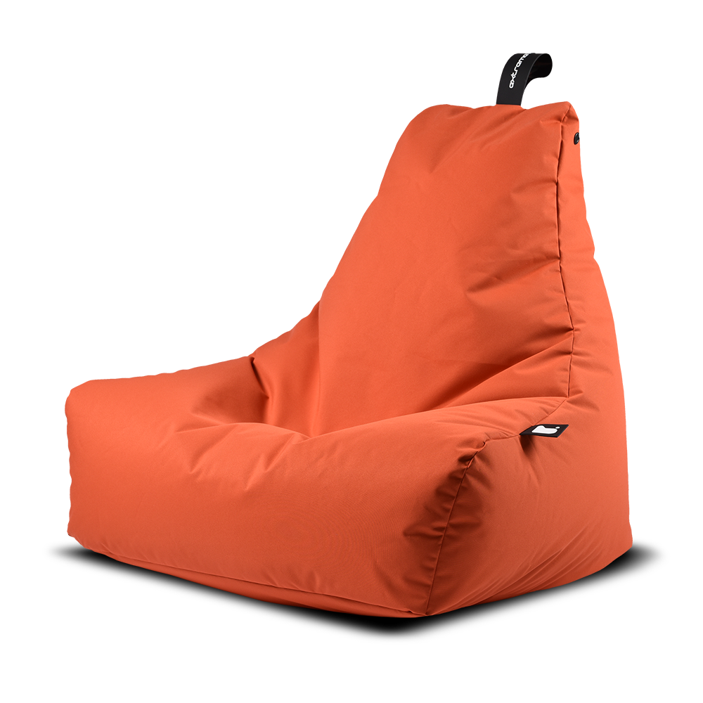 mini b orange bean bag chair