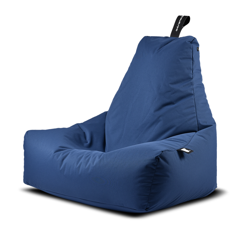 mini b royal blue bean bag chair