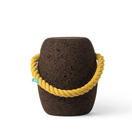 Pipo Cork Stool by Dam Big - Coloured Handles Yellow