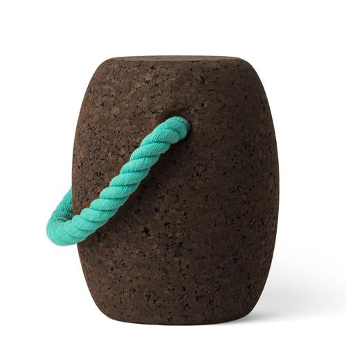 Pipo Cork Stool by Dam Big - Coloured Handles Blue